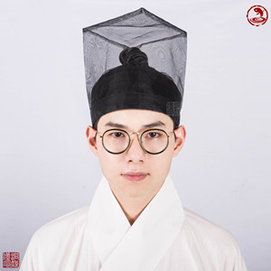 四方平定帽原创汉服男配饰非古装头饰东坡唐宋书生秀才帽193人付款29