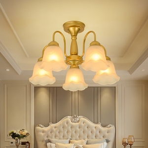 欧式客厅餐厅卧室简约铁艺创意吊灯简约时尚复古美式灯具新款包邮