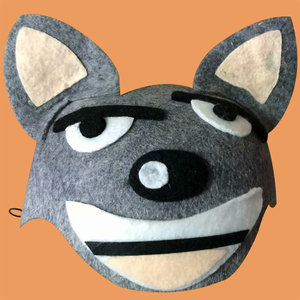 灰太狼帽子儿童