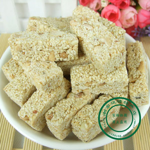 潮汕特产芝麻条 白芝麻条 白芝麻呈 揭西河婆特产芝麻糖 380克