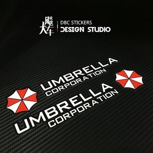 生化危机umbrella 保护伞公司a款 汽车贴纸 防水车身贴花 19