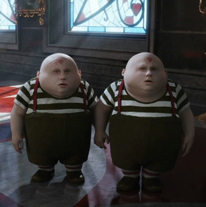 美美哒现货包邮爱丽丝梦游仙境双子兄弟cos服装胖子兄弟现货