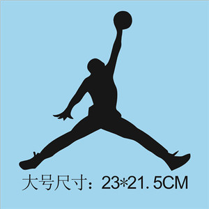 飞人乔丹烫画贴 运动LOGO标志T恤卫衣烫画烫图烫印热转印烫标贴