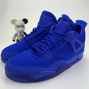 45码 nike air jordan 4 retro flyknit aj4编织皇家蓝aq3559-400