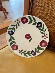 Zarahome旗下芝麻色陶瓷餐具田园风餐盘家用可爱盘子仪式感早餐盘