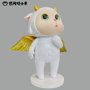 巴风特小羊小羊天神限定收藏款潮玩桌面手办大摆件现货