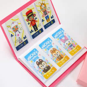 popmar泡泡玛特pucky毕奇阿狸迪士尼身份molly盲盒卡片收纳册卡册