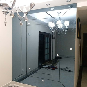 舞蹈室镜贴墙镜瑜伽镜健身房镜子穿衣镜台玻超白玻璃银镜定制镜子