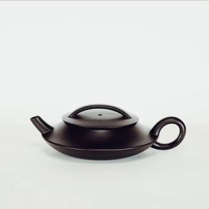 宜兴紫砂壶名家纯全手工原矿黑泥飞碟壶现代款泡茶壶茶壶茶具套装