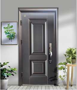 金佰鑫防盗门甲级入户大门指纹锁仿铜门子母进户门家用定制门