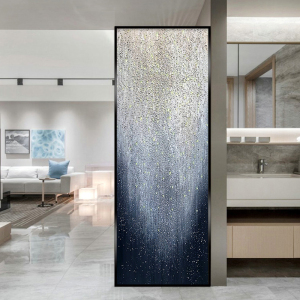 现代艺术屏风玻璃隔断