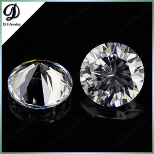 广西梧州 尖低白色锆石裸石 八星八箭 diy定制饰品镶嵌补钻