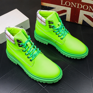 绿色鞋韩版厚底