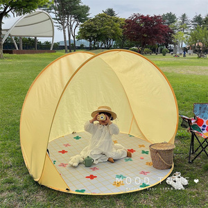 韩国ins儿童帐篷户外露营防晒便携式过家家宝宝游戏屋沙滩小帐篷