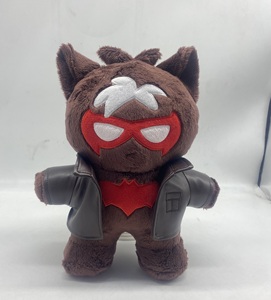 【现货】夜翼/红头罩猫猫毛绒 25cm棉花娃娃