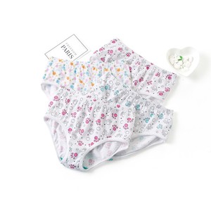 包邮ab内衣女童纯棉内裤抗菌印花中大童少女学生三角内裤短裤3082