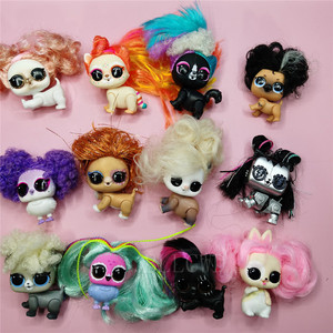 特价清正版散货lol惊喜娃娃荧光宠物植发狗狗过家家玩具圣诞礼物