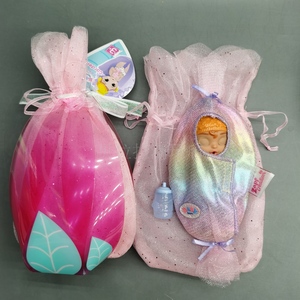 正 版夏芙娃娃baby born襁褓宝宝盲盒惊喜花苞婴儿过家家儿童玩具