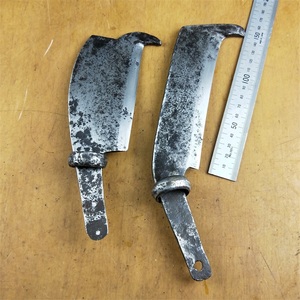 日本进口原装二手老柴刀名家特制安来钢户外刀采伐刀露营工具手斧