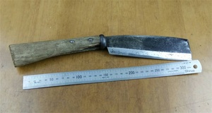 日本进口原装二手柴刀手工锻打安来钢采伐刀户外露营工具丛林刀