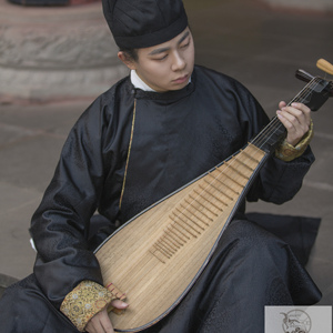 抱月堂原创唐制圆领袍汉服男装女装缺袴袍唐圆领武士服便服常服厚
