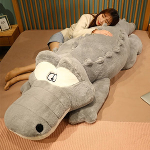 鳄鱼公仔女生睡觉抱枕2米毛绒玩具男生款超大号3米布娃娃床上玩偶