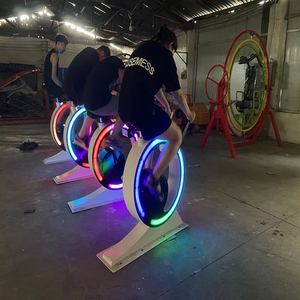 网红动感发电机自行单车脚踏无动力游乐设备健身骑行互动装置道具