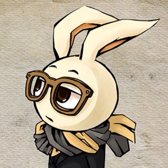 卡通兔子头像男生图片