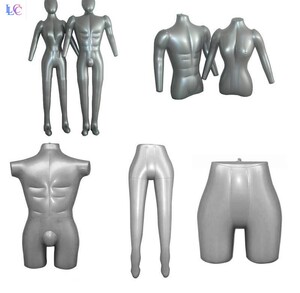 充气人体模型女全身服装假人橡胶半身展示模特全身道具服装店塑料
