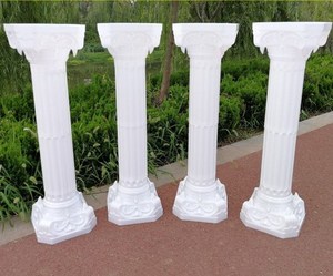 立柱落地造型花架新款客厅开业罗马柱子欧式道具装饰品室外大门圆