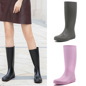 中筒雨鞋女夏季雨靴日式轻便时尚韩版水鞋女士防滑耐磨套鞋四季