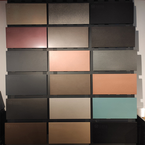 现货不锈钢烤漆板哑黑纯色磨砂氟碳漆纯色装饰板激光切割折弯加工