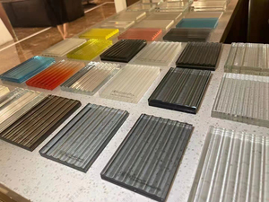 printglass 艺术长彩虹夹丝玻璃彩色渐变玻璃外墙玻璃屏风隔断