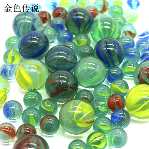 玻璃球玩具弹珠直径14mm 25mm彩色玻璃珠diy自制弹球小制作配件