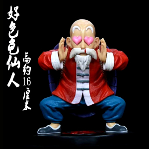 七龙珠gk龟仙人手办爱心眼流鼻血优质版模型雕像汽车摆件公仔礼物
