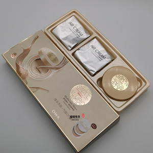 欧华蔻黄金蜗牛玻尿酸精华滢采亮肤气垫cc霜修颜遮瑕百搭控油bb霜