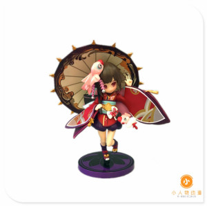阴阳师神乐手办 q版二代神乐 阴阳师周边 动漫游戏模型 手办公仔
