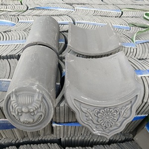 仿古青瓦烧制老瓦片中式瓦四合院房顶小青瓦徽派黑灰瓦古建青瓦片