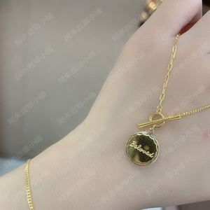 六福珠宝香港专柜直播代购 黄金beloved项链手链给心爱的钟爱的人