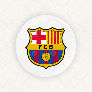 巴塞罗那足球俱乐部别针徽章胸针冰箱贴饰牌巴萨西甲周边纪念品