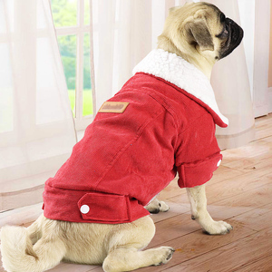 狗狗衣服秋冬装可爱泰迪比熊女博美贵宾中小型犬保暖棉衣加绒加厚