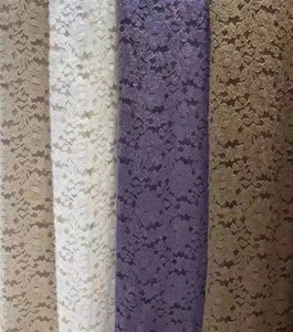 秋冬新款保暖蕾丝面料打底衫服装布料柔软紫色杏色卡其1.5米宽
