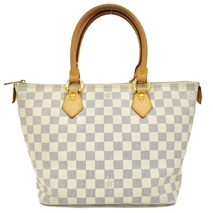 日本直邮中古包二手lv路易威登白色棋盘格饺子包小号手提包