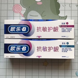 欧乐b牙膏90g