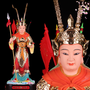 000人付款淘宝杨门女将佛像 19寸穆桂英花木兰供奉摆件树脂彩绘女将军