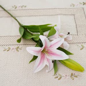 昆明a级10枝白色单双多头香水百合花束家用插花水养鲜花27人付款39