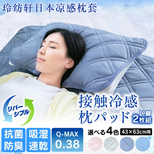 冷感黑科技 外贸出口日式两用透气夏天枕席凉感枕巾记忆枕片枕套