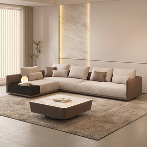 纳威奶油风格沙发客厅简约现代轻奢高级感2023新款ins风转角sofa