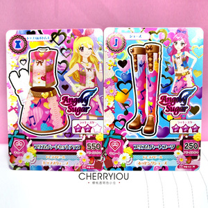 日版动漫偶像活动真卡套卡闪卡2张一套收藏日本原装进口卡片正版