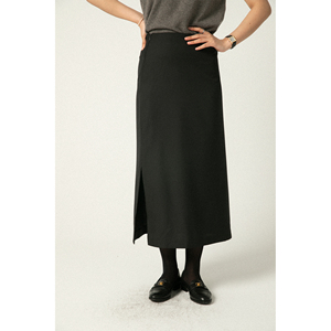 直筒半身裙羊毛